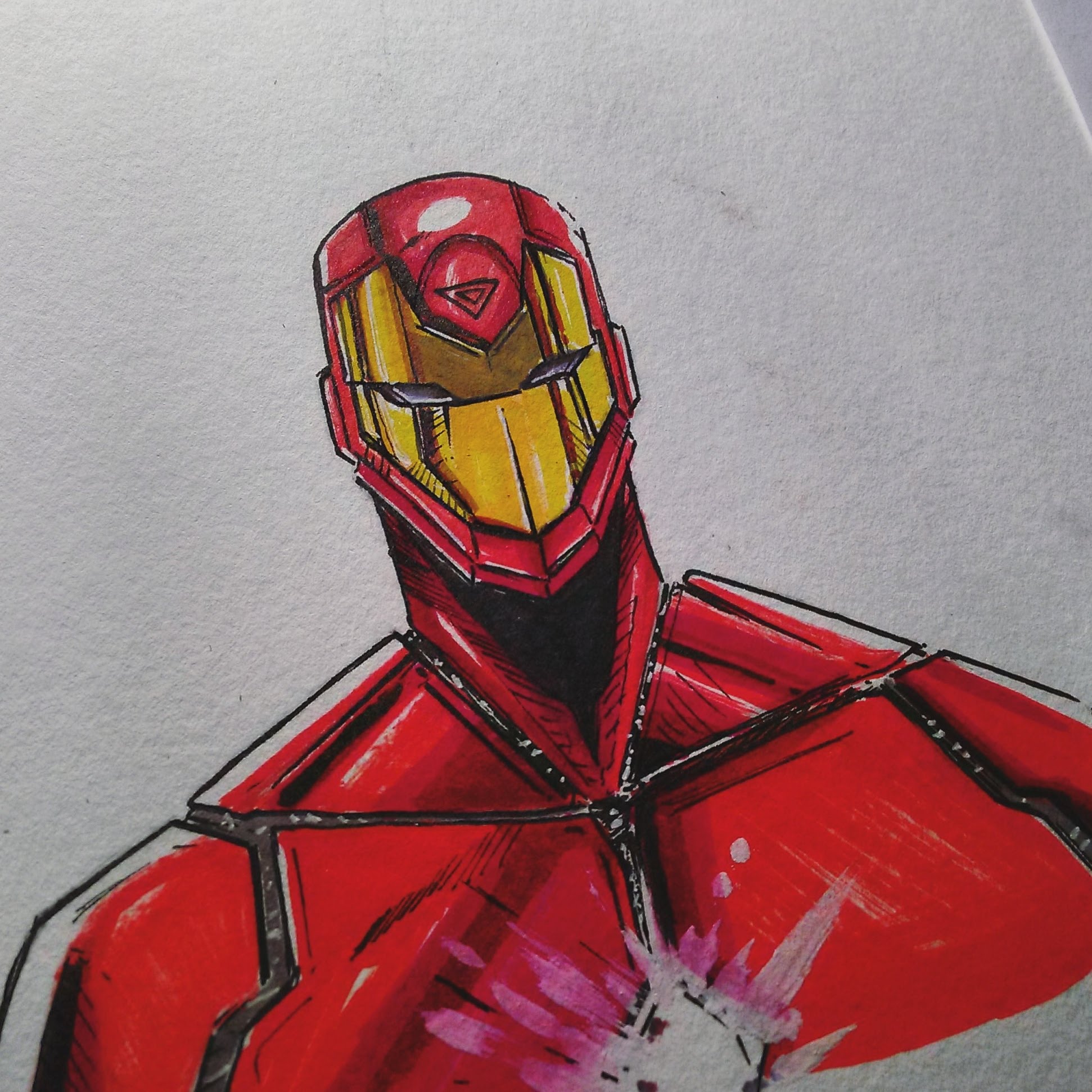 1942x1942 Iron Man Marvel Civil War 2 Drawing