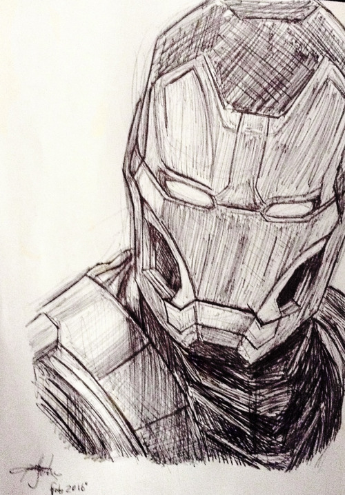 500x718 Awesome Iron Man Sketch Visions Of Iron Man
