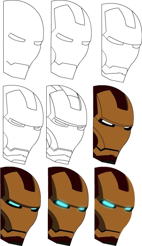 475x821 How To Draw Iron Man Drawings Wow! Drawing Tips