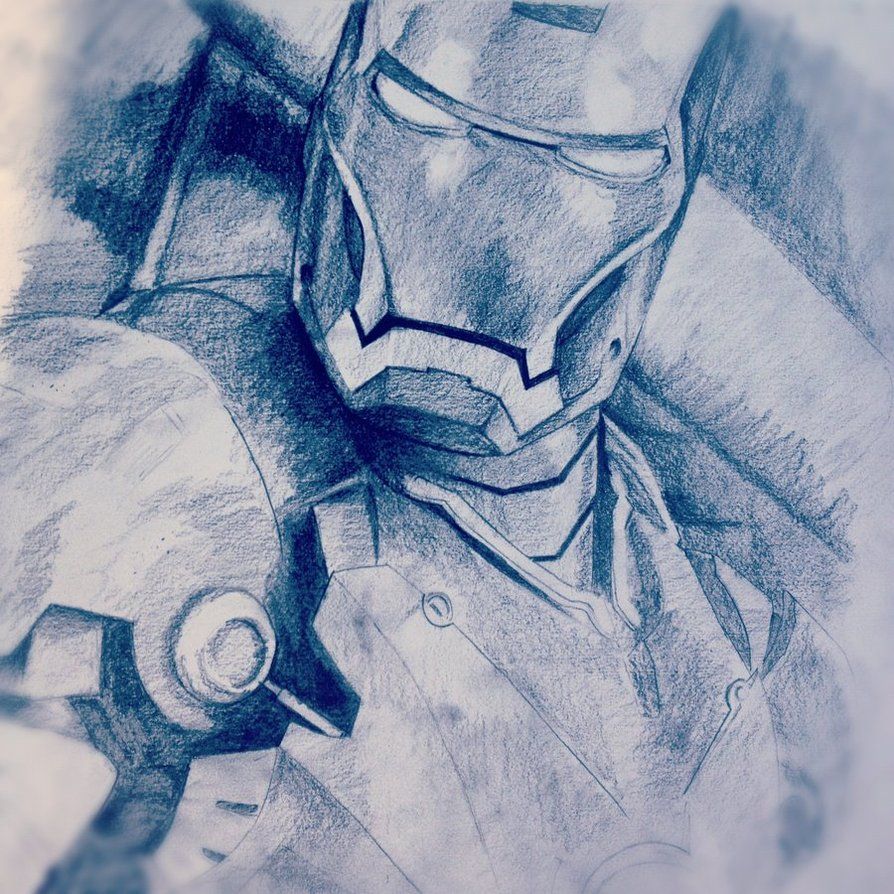 894x894 Iron Man Drawings Iron Man Pencil Portrait By 87campa Ironman