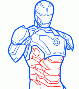 270x302 How To Draw Iron Man