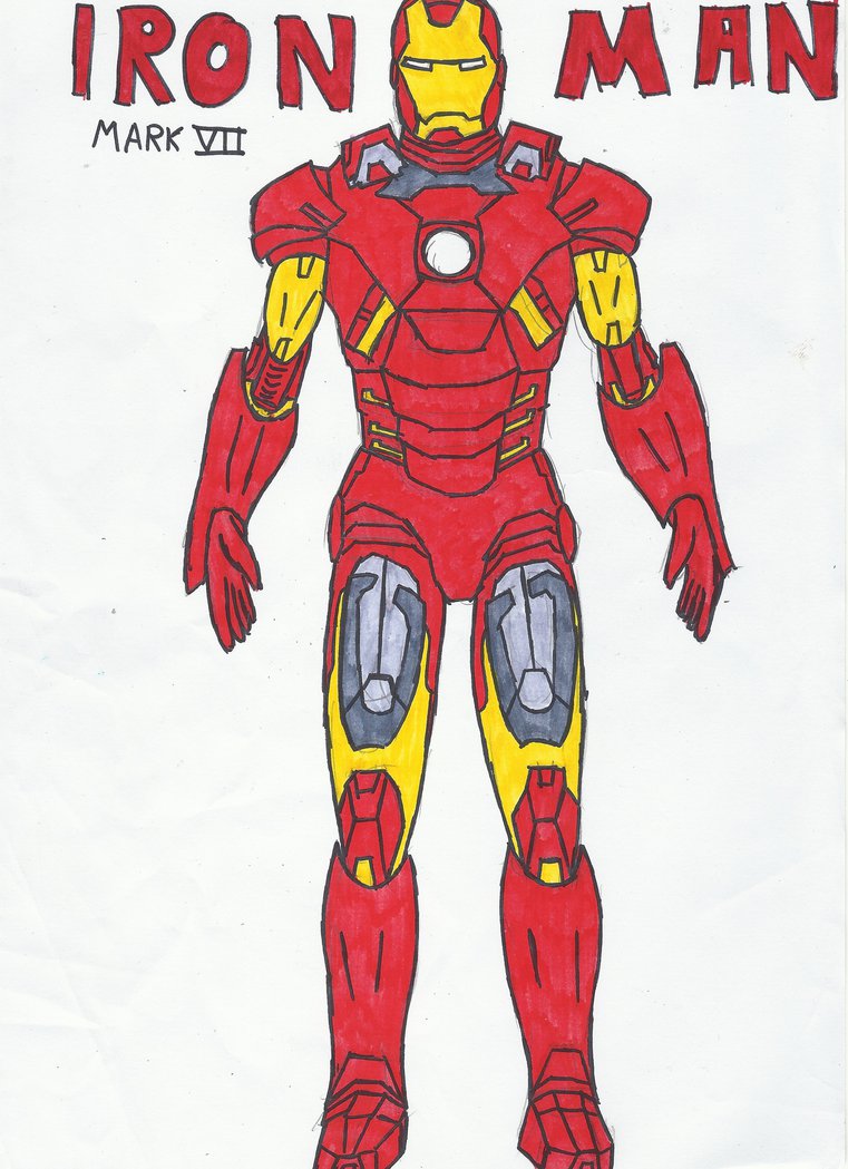 761x1049 Iron Man Re Draw + Color By Cordan Wraith