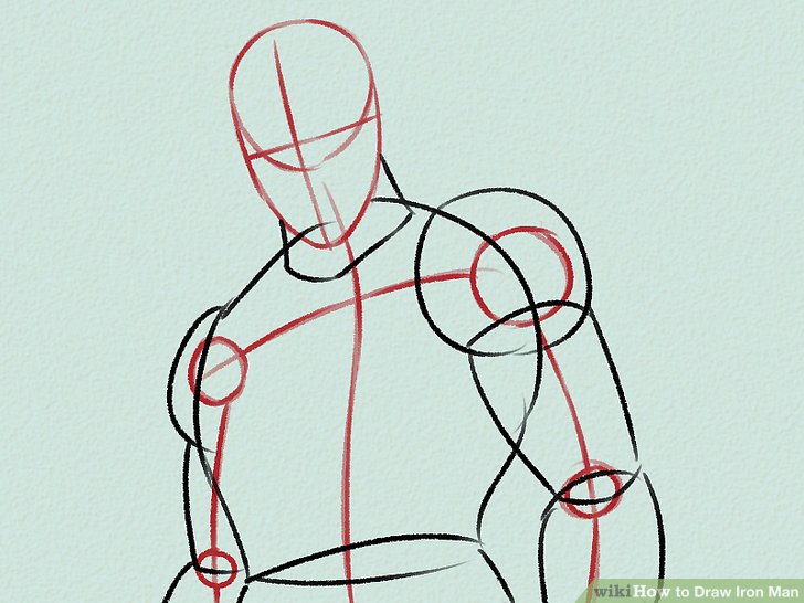 728x546 4 Ways To Draw Iron Man
