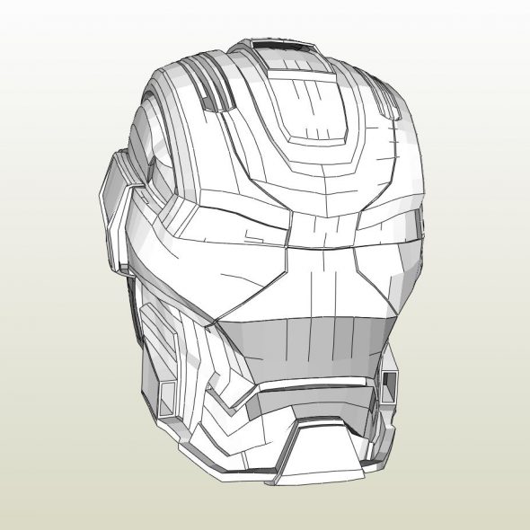 Iron Man Head Drawing at GetDrawings | Free download