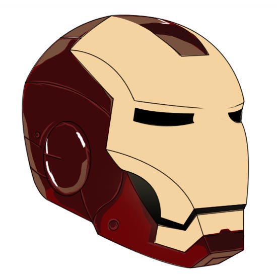 Iron Man Helmet Drawing at GetDrawings.com | Free for personal use Iron