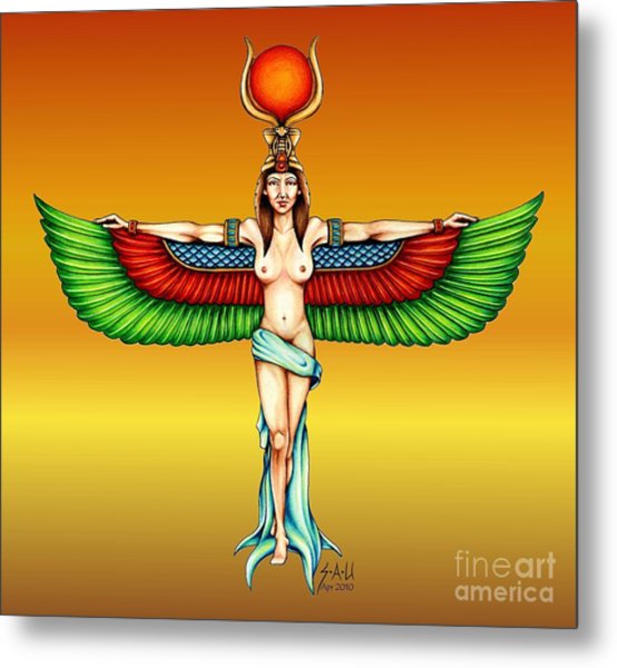 554x600 Goddess Isis Drawing By Sheryl Unwin