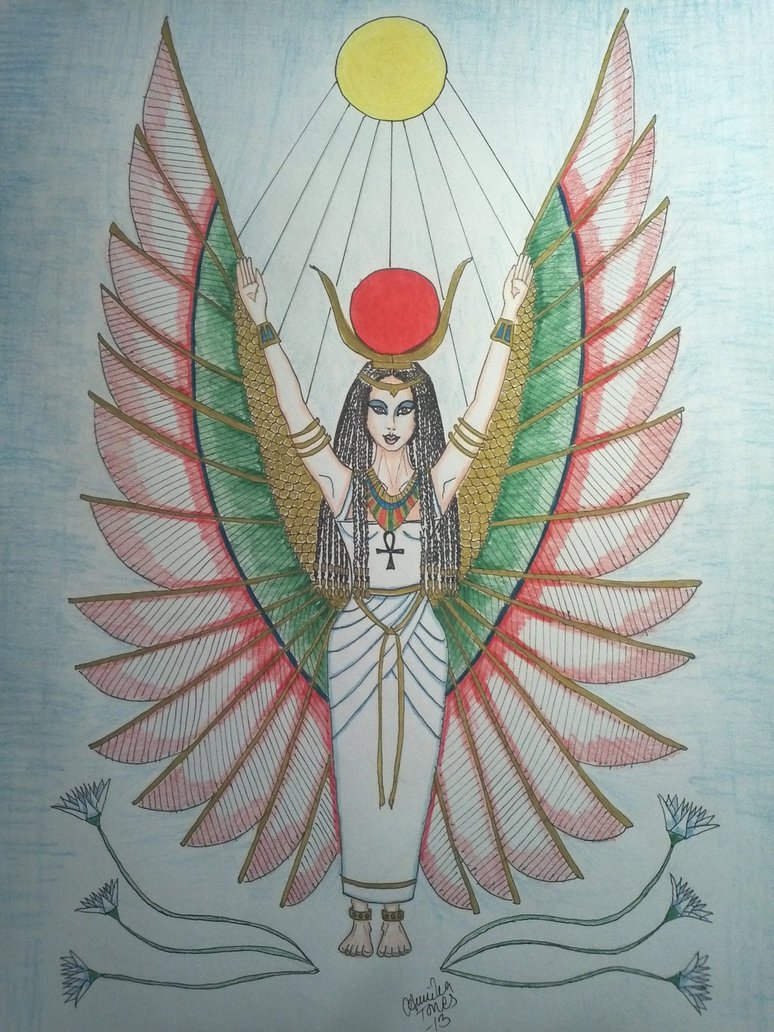 774x1032 The Egyptian Goddess Isis By Tonez2