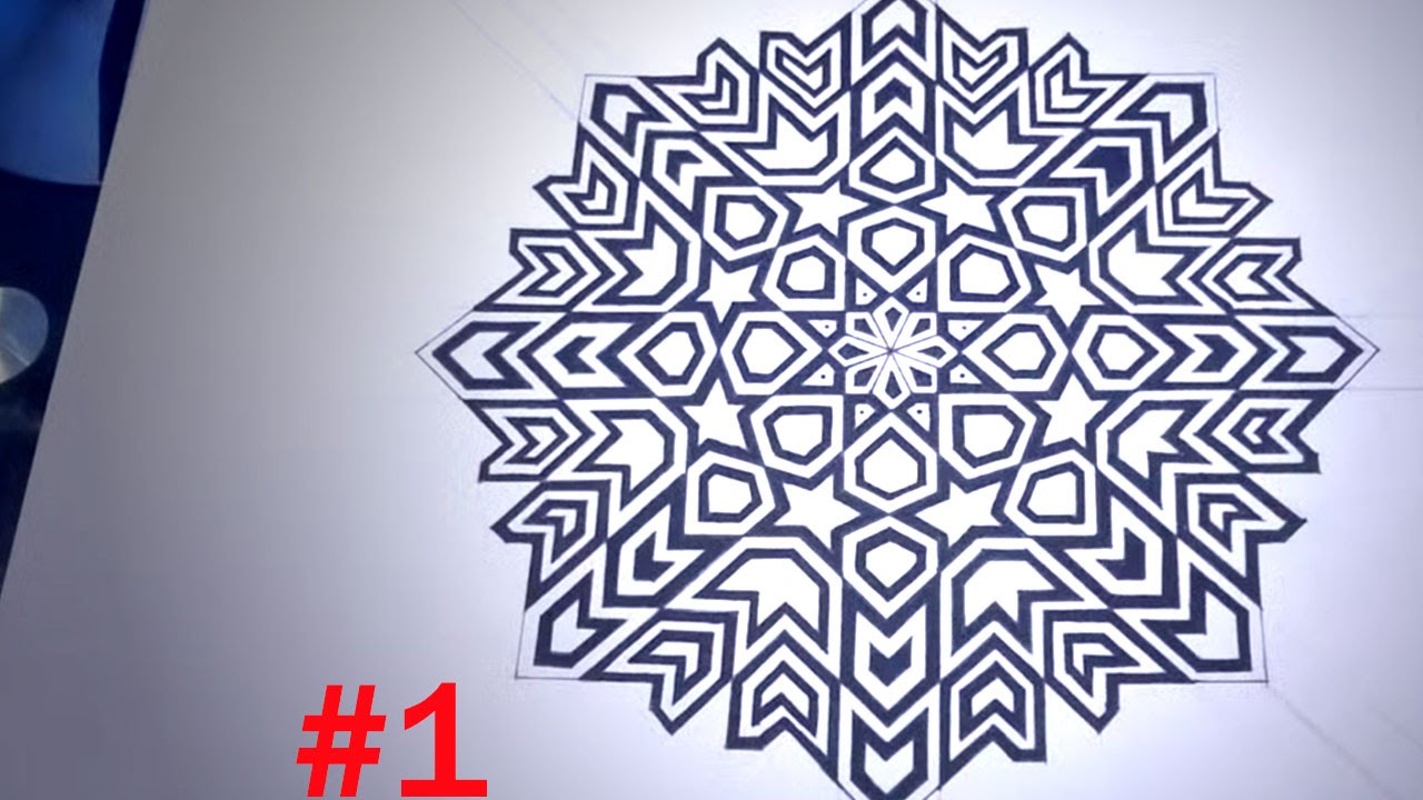 1280x720 How To Draw Islamic Geometric Patterns