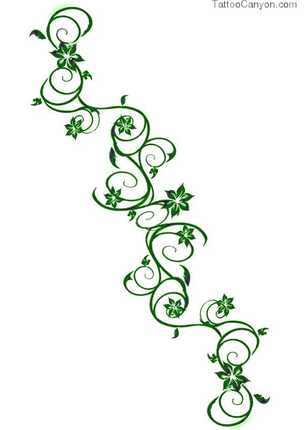 600x849 Vine Tattoo2 By Darla Illara On Free Download Tattoo