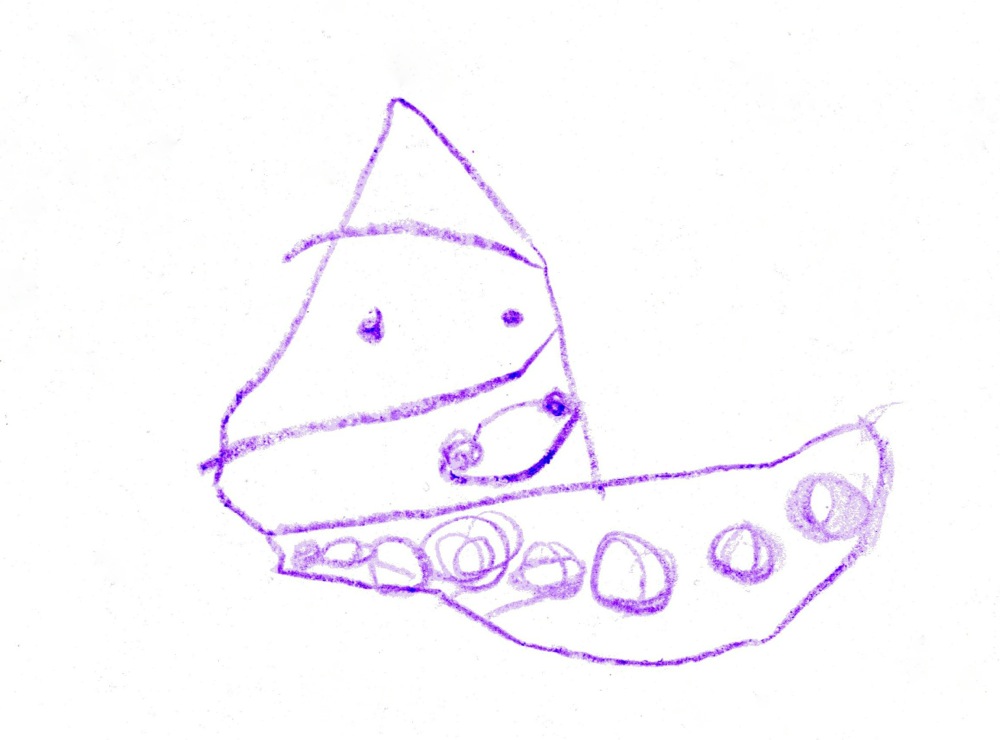 1000x740 Jabba The Hutt Drawing In Purple Crayon By My Daughter Mighty