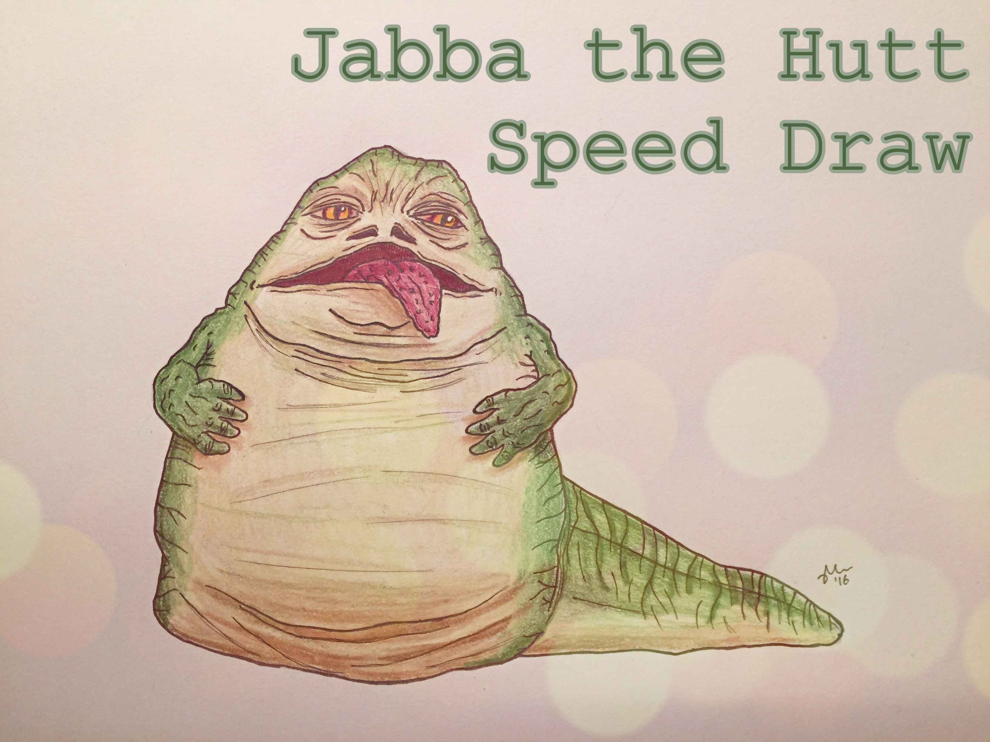 3264x2448 Jabba The Hutt ~ Speed Draw