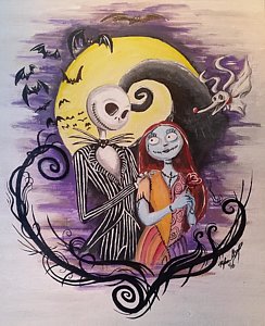 Jack And Sally Drawing at GetDrawings | Free download