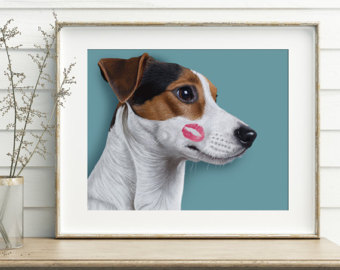 340x270 Jack Russell Drawing Etsy