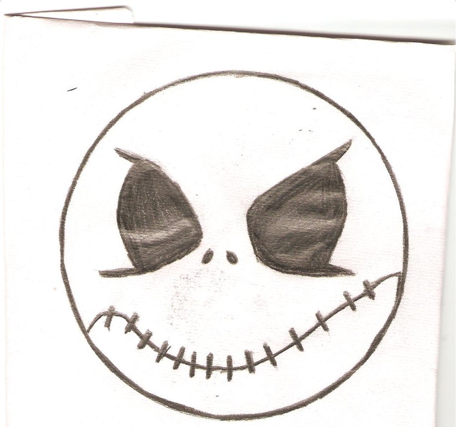 923x865 Jack Skeleton's Face By Devils Gift