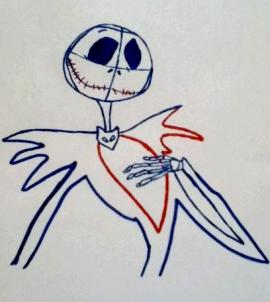270x302 How To Draw How To Draw Jack Skellington