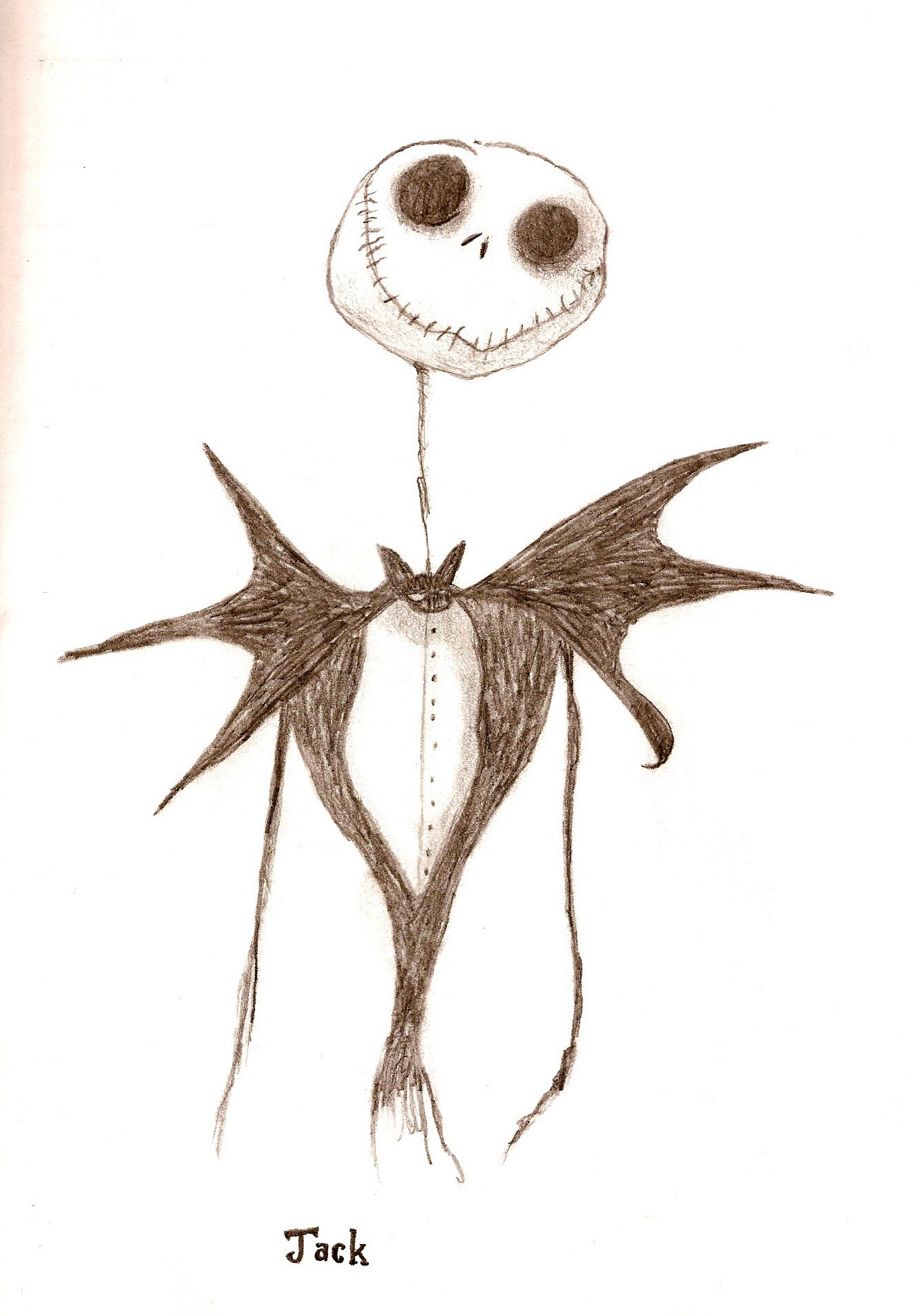 1326x1905 Jack Skellington By Inkonfilm