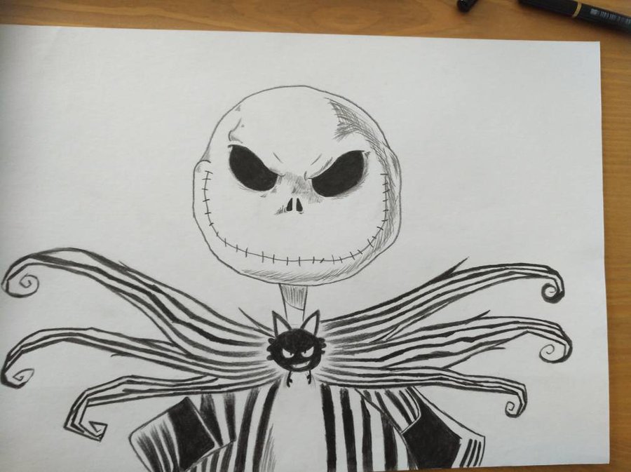 900x673 Jack Skellington Drawing By Laco13