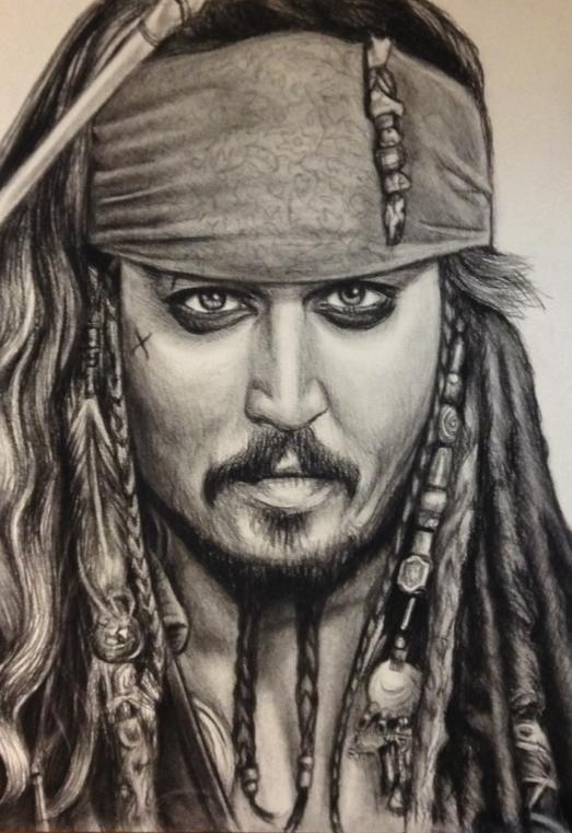 Jack Sparrow Drawing at GetDrawings | Free download