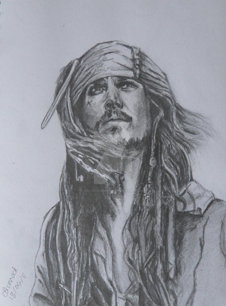 Jack Sparrow Drawing at GetDrawings | Free download