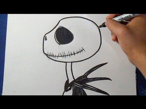 480x360 Dibujar A Jack Skeleton 4 How To Draw Jack Skellington