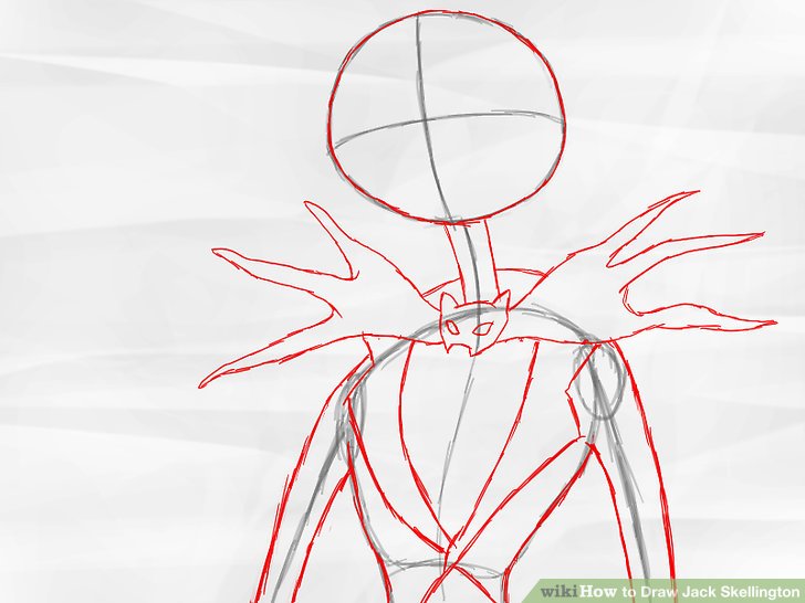 728x546 How To Draw Jack Skellington 11 Steps (With Pictures)