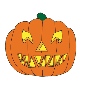 303x298 Web E Wanda's How To Draw A Jack O Lantern Art Lesson
