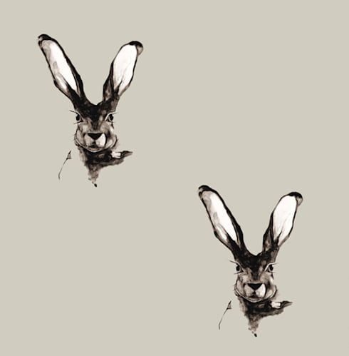 490x499 Jackrabbit Wallpaper By Dwelling Bird Homify