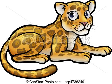 450x340 A Leopard Or Jaguar Cartoon Character Eps Vectors