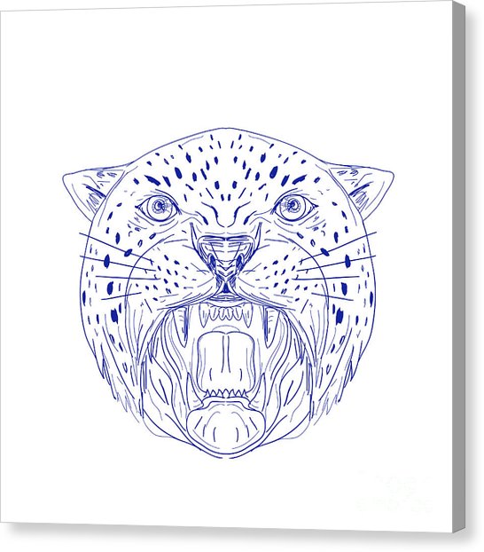 546x622 Black Jaguar Canvas Prints