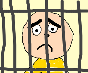 300x250 Sad Person In Jail