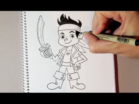 480x360 How To Draw Jake The Pirate From Jake And The Never Land Pirates