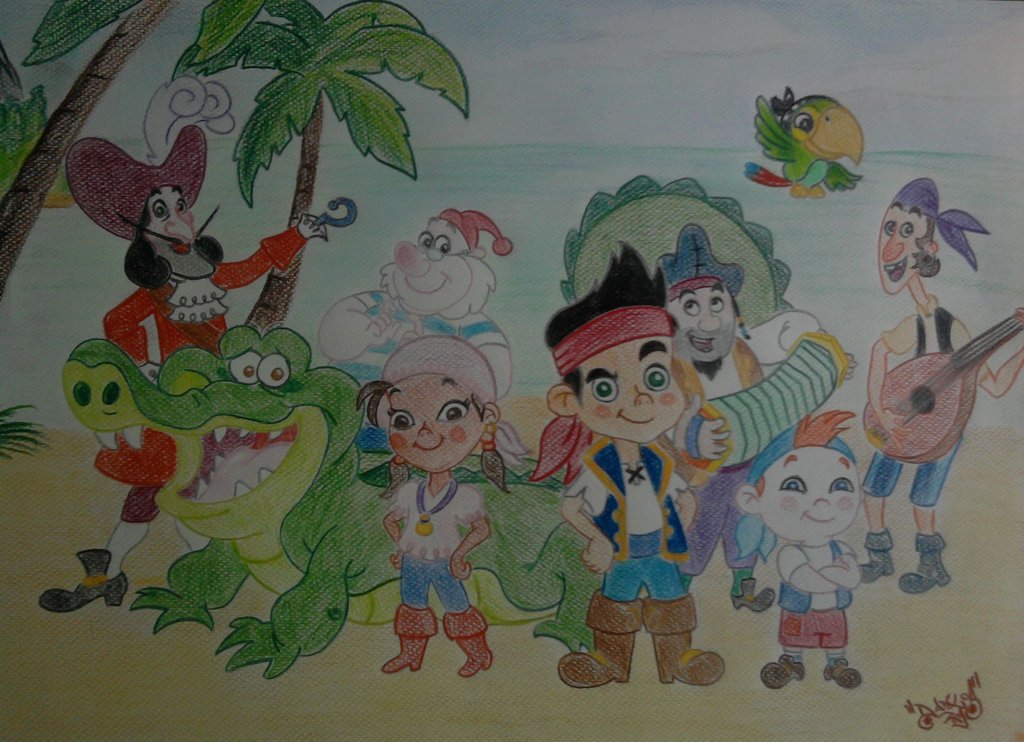 1024x742 Jake And The Neverland Pirates By Danlos
