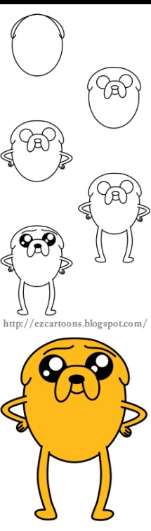 215x755 How To Draw Jake (From Adventure Time) Time