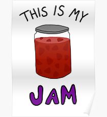 210x230 Strawberry Jam Drawing Posters Redbubble