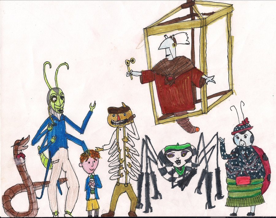 900x713 James And The Giant Peach Gang By Digirobotphantom10