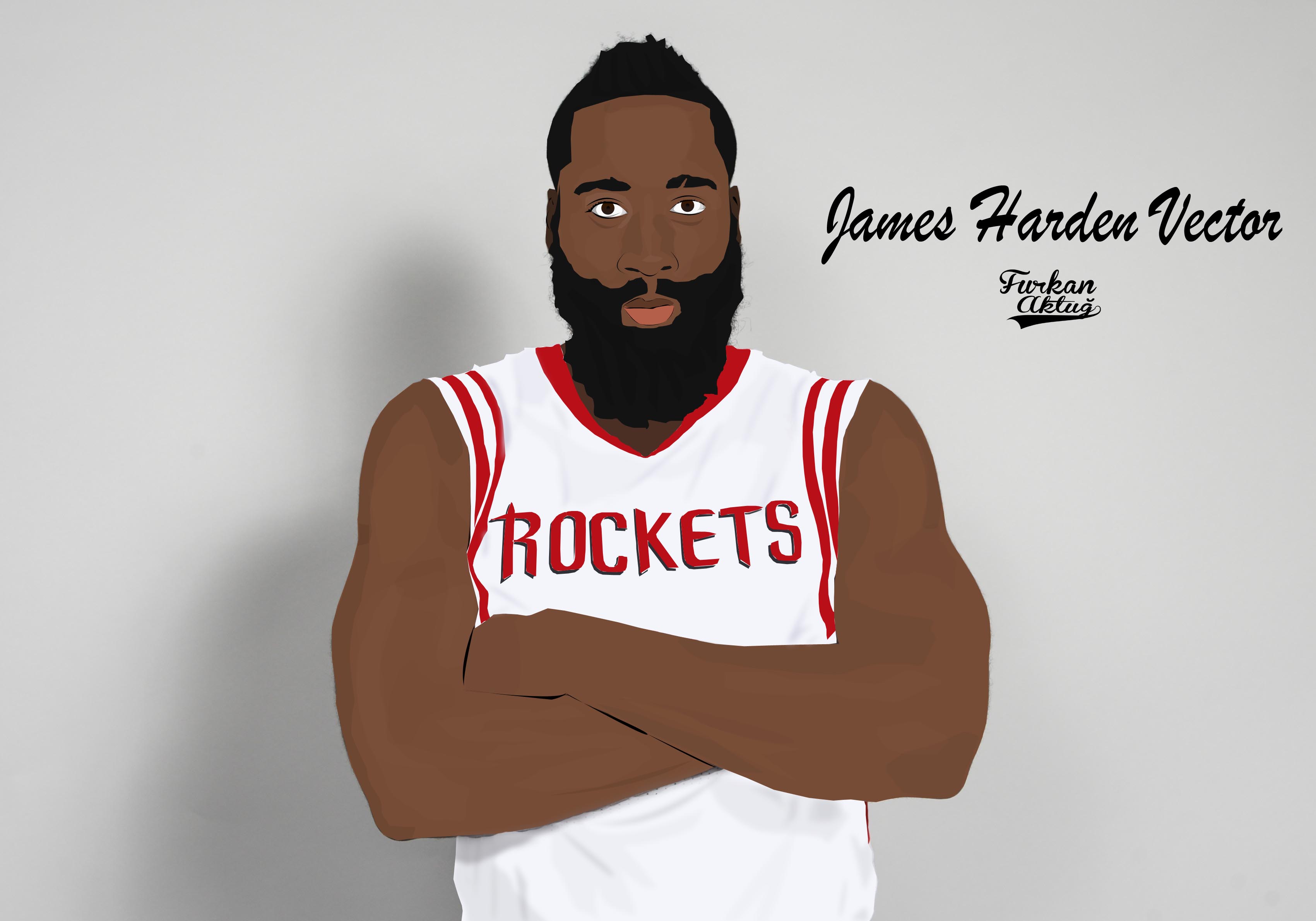 3401x2379 James Harden Vector By Gstutkunu