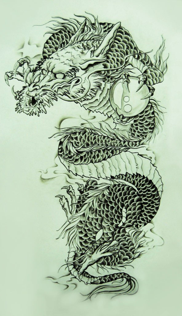 Japan Dragon Drawing at GetDrawings | Free download