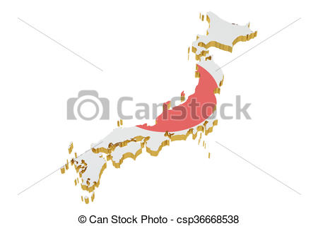 450x320 Japan Map Isolated On White Background Drawings