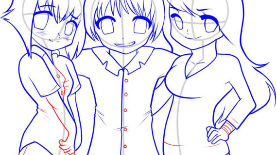 570x320 Japanese Anime Drawing How To Draw Japanese Anime, Step By Step