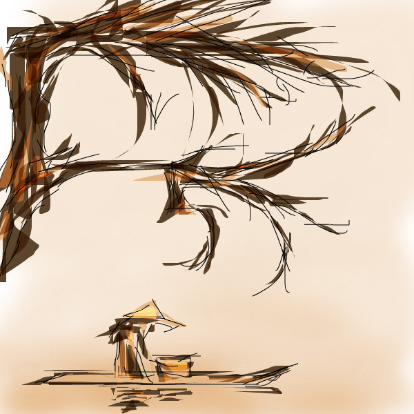 600x600 Japanese Art A Landscape Speedpaint Drawing By Haedonggum