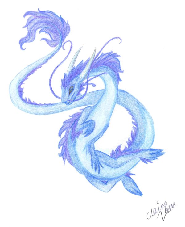 600x735 Japanese River Dragon By Lightningmcturner