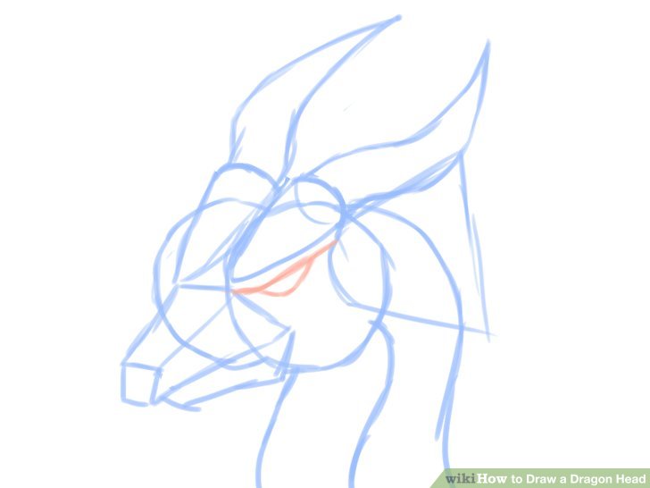 728x546 How To Draw A Dragon Head (With Pictures)