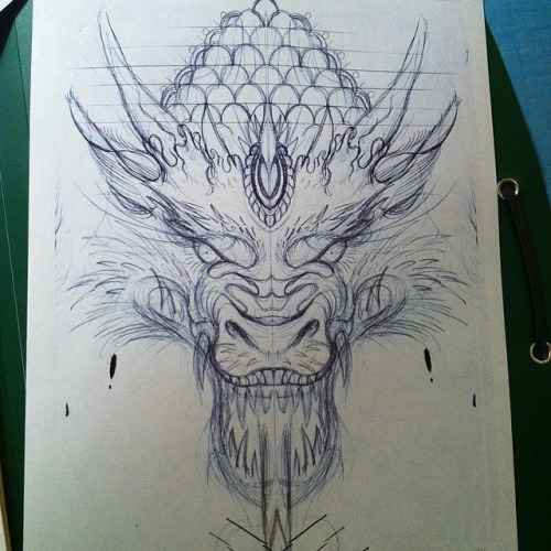 500x500 Dragon Head