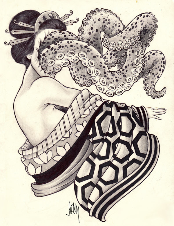 600x779 Traditional Japanese Geisha By Originalnick