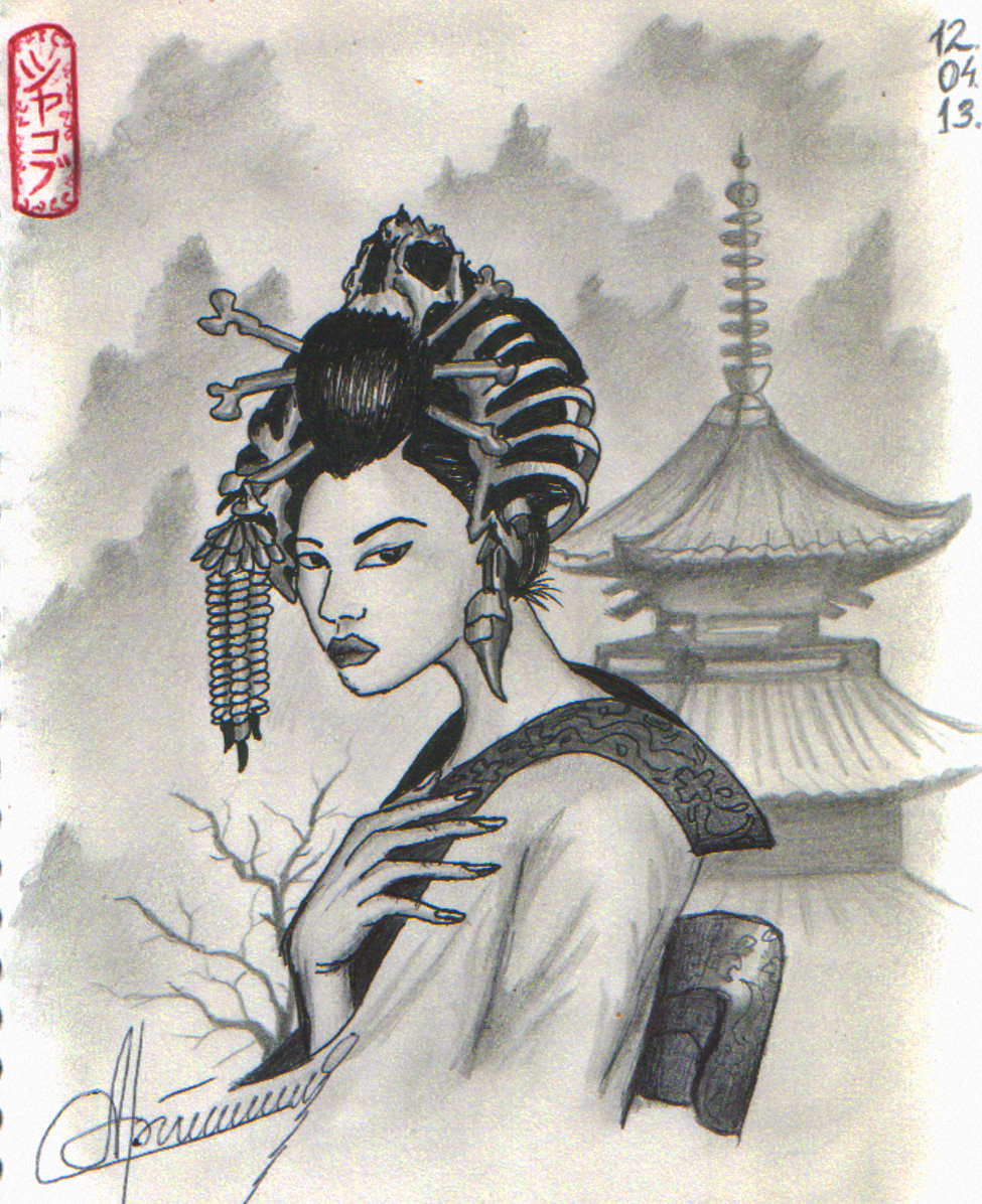 975x1196 Geisha, Japan By Orlan 21