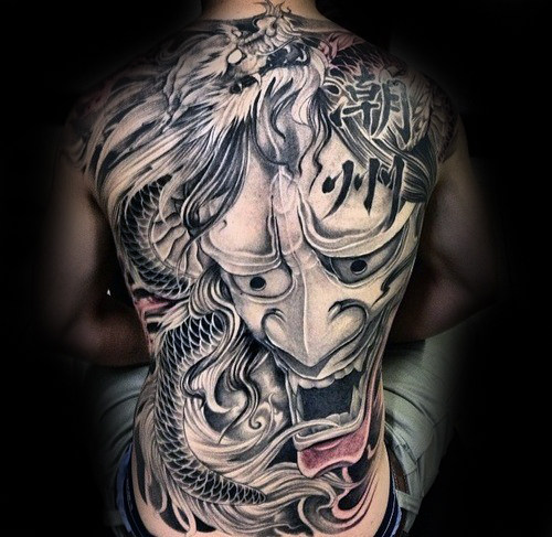 500x487 50 Japanese Demon Tattoo Designs For Men