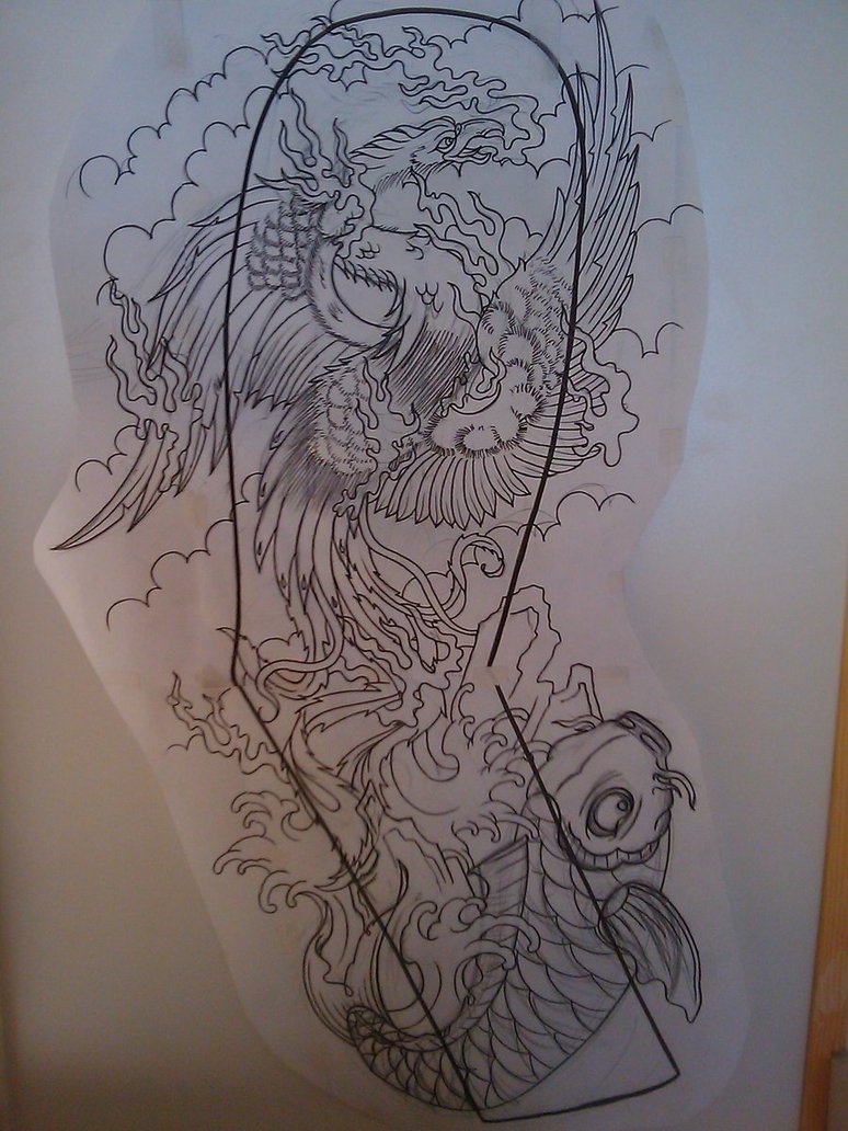 774x1032 Japanese Phoenix Full Sleeve By Dude Skinz Tattooing
