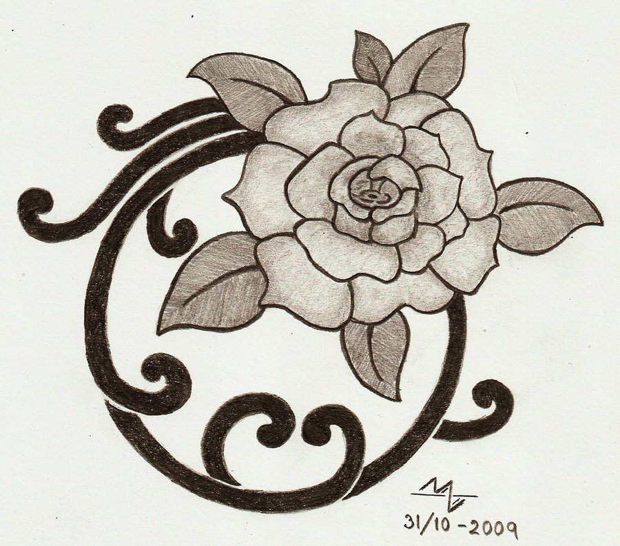 900x793 Rose Japanese Style 1 By Groundhog1988