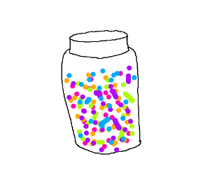 300x250 Jar Of Sprinkles