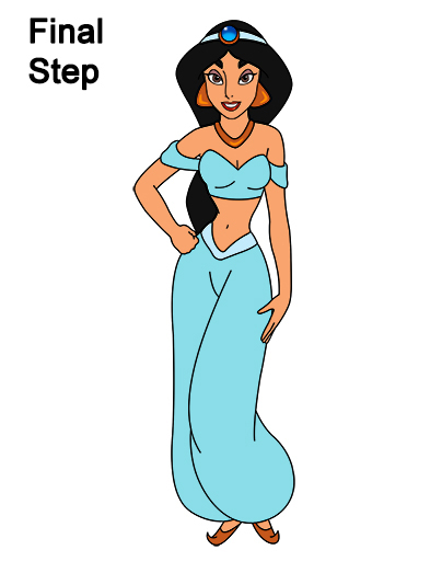 404x523 How To Draw Jasmine (Full Body)